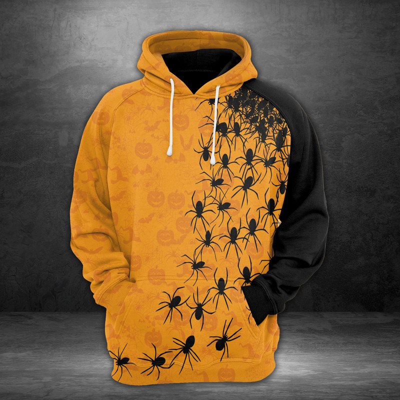 Halloween Hoodie Sprider Black Yellow.jpeg