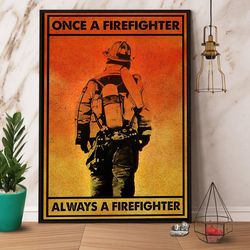 gift for brave firefighter poster image