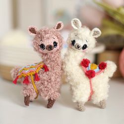 2 in 1 Amigurumi alpaca pattern, Crochet Llama pattern, Valentine's Day present for girl, PDF Digital Download