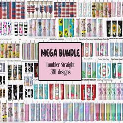 Tumbler Mega Bundle | Tumbler Straight 381 Designs | Sublimation Tumbler Bundle | Digital Download