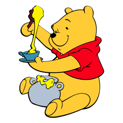 winnie the pooh clipart, winnie the pooh svg, disney svg, winnie the pooh svg cut file, digital download (5)
