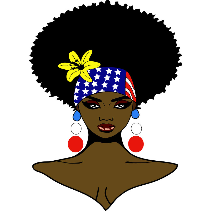 Badassvg10062042-Beautiful Black Woman Large Afro Hair.png