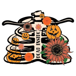 skeleton dead inside png, halloween sublimation design, digital download