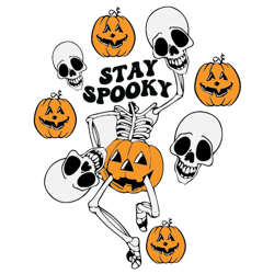 stay spooky skeleton png, halloween sublimation design, digital download
