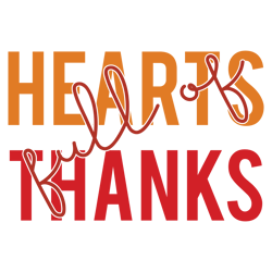hearts full of thanks png, halloween sublimation design, digital download (1)