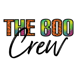 the boo crew png, halloween sublimation design, digital download