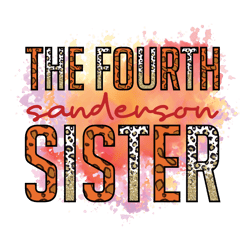 the fourth sanderson sister png, halloween sublimation design, digital download