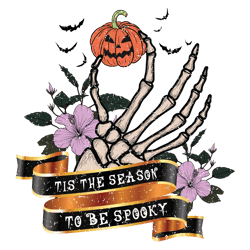 tis the season to be spooky png, halloween sublimation design, digital download