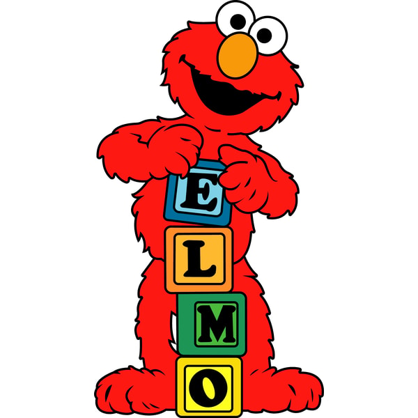 Elmo Large Format File Elmo Svg, Sesame Street Svg, Cartoon Svg, Children TV Series | Inspire ...
