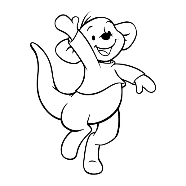 Roo Outline Svg, Winnie the Pooh Svg, Disney Svg, Winnie the | Inspire ...