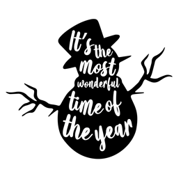 it's the most wonderful time of the year svg, snowman svg, christmas svg, holidays svg, christmas svg designs