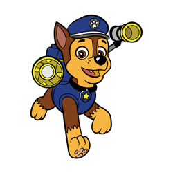 chase svg, paw patrol svg, paw patrol clipart, cartoon paw svg, dog patrol svg, digital download