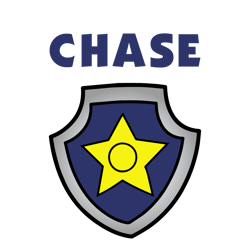 chase shield svg, paw patrol svg, paw patrol clipart, cartoon paw svg, dog patrol svg, digital download