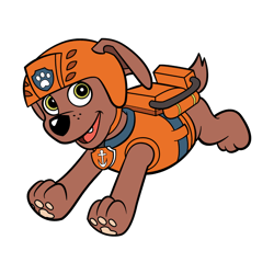 zuma svg, paw patrol svg, paw patrol clipart, cartoon paw svg, dog patrol svg, digital download (3)