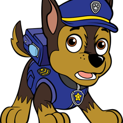 chase svg, paw patrol svg, paw patrol clipart, cartoon paw svg, dog patrol svg, digital download (3)