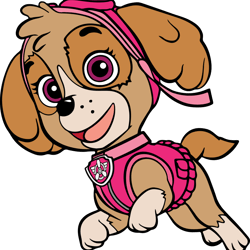 skye svg, paw patrol svg, paw patrol clipart, cartoon paw svg, dog patrol svg, digital download (8)