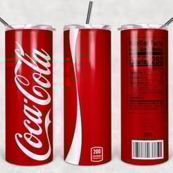 coca cola tumbler png, coca cola 20oz & 30oz skinny sublimation designs png, drinks tumbler png-2