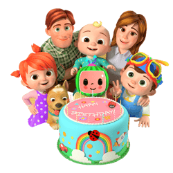 cocomelon family png, cocomelon clipart, cocomelon birthday png, cocomelon characters png, digital file-4