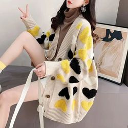 Winter Button Knit Tops for Woman - Winter Button Knit Tops for Woman