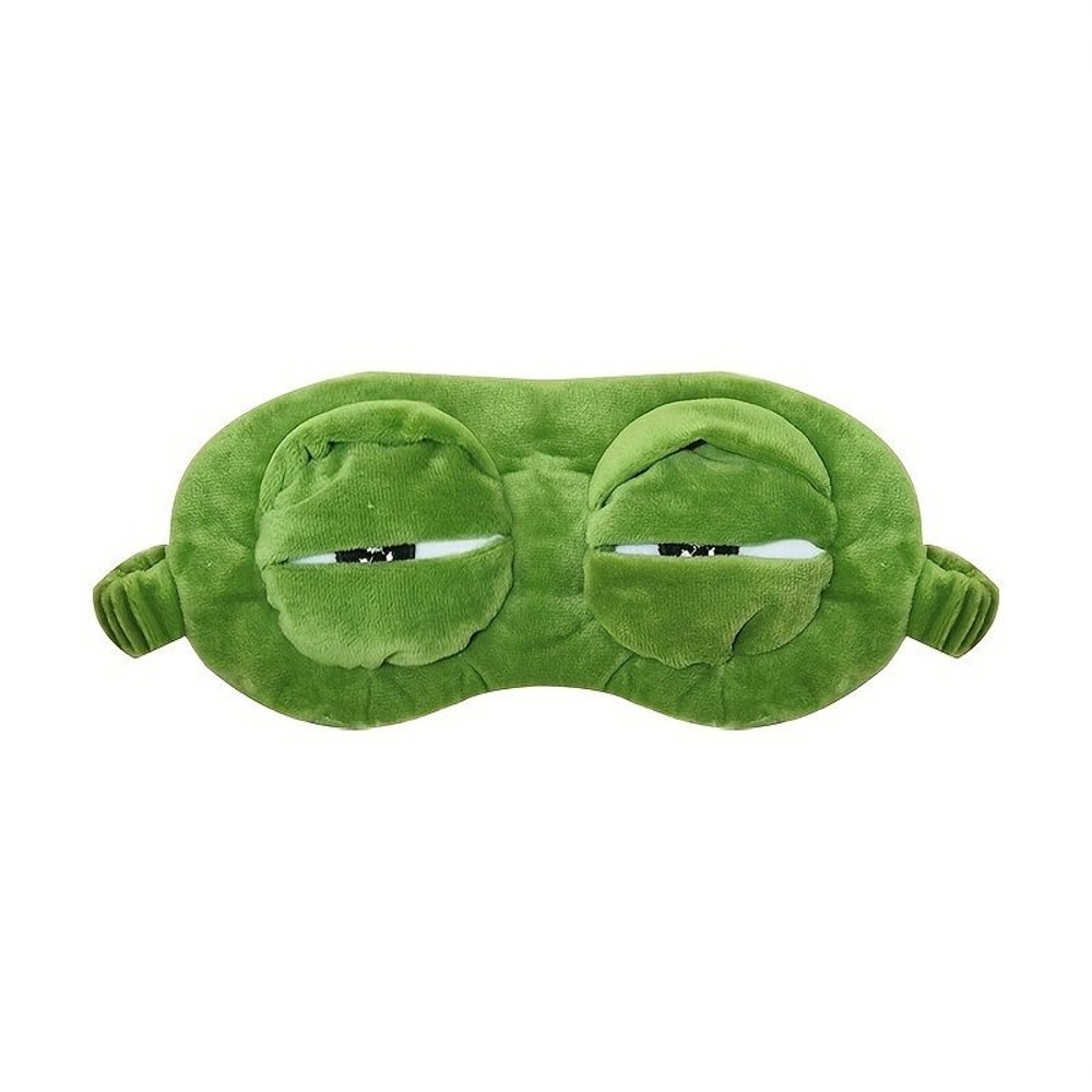 3D Frog Eye Sleep Mask Comfortable LightBlocking Portable For Travel Office Naps Gaming One S 1