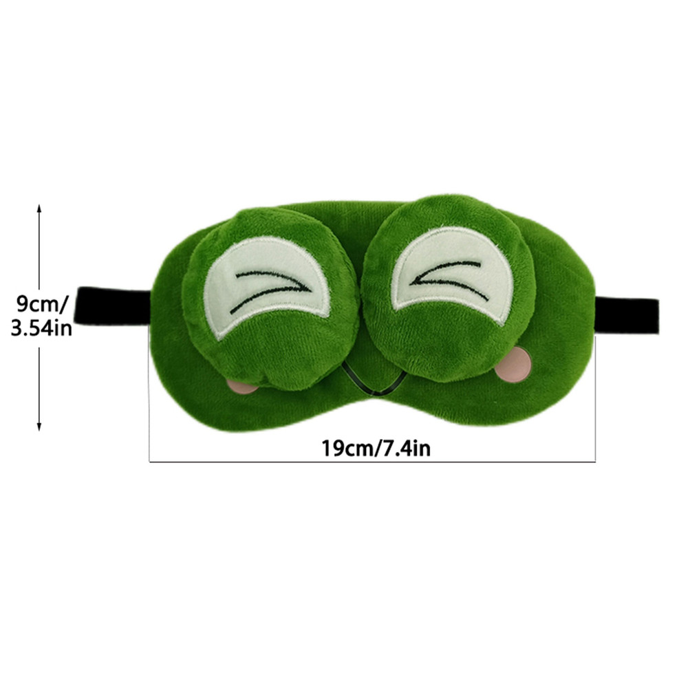 3D Frog Eye Sleep Mask Comfortable LightBlocking Portable For Travel Office Naps Gaming One S 4
