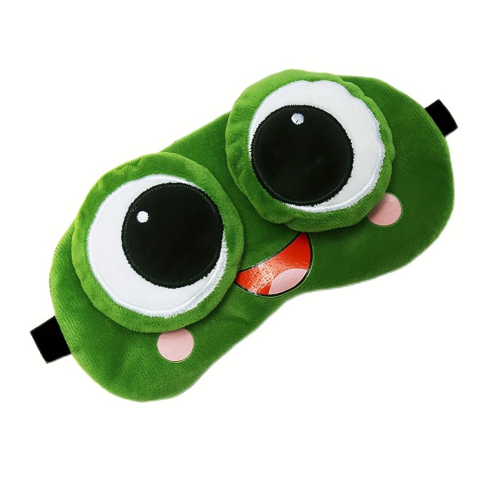 3D Frog Eye Sleep Mask Comfortable LightBlocking Portable For Travel Office Naps Gaming One S 5