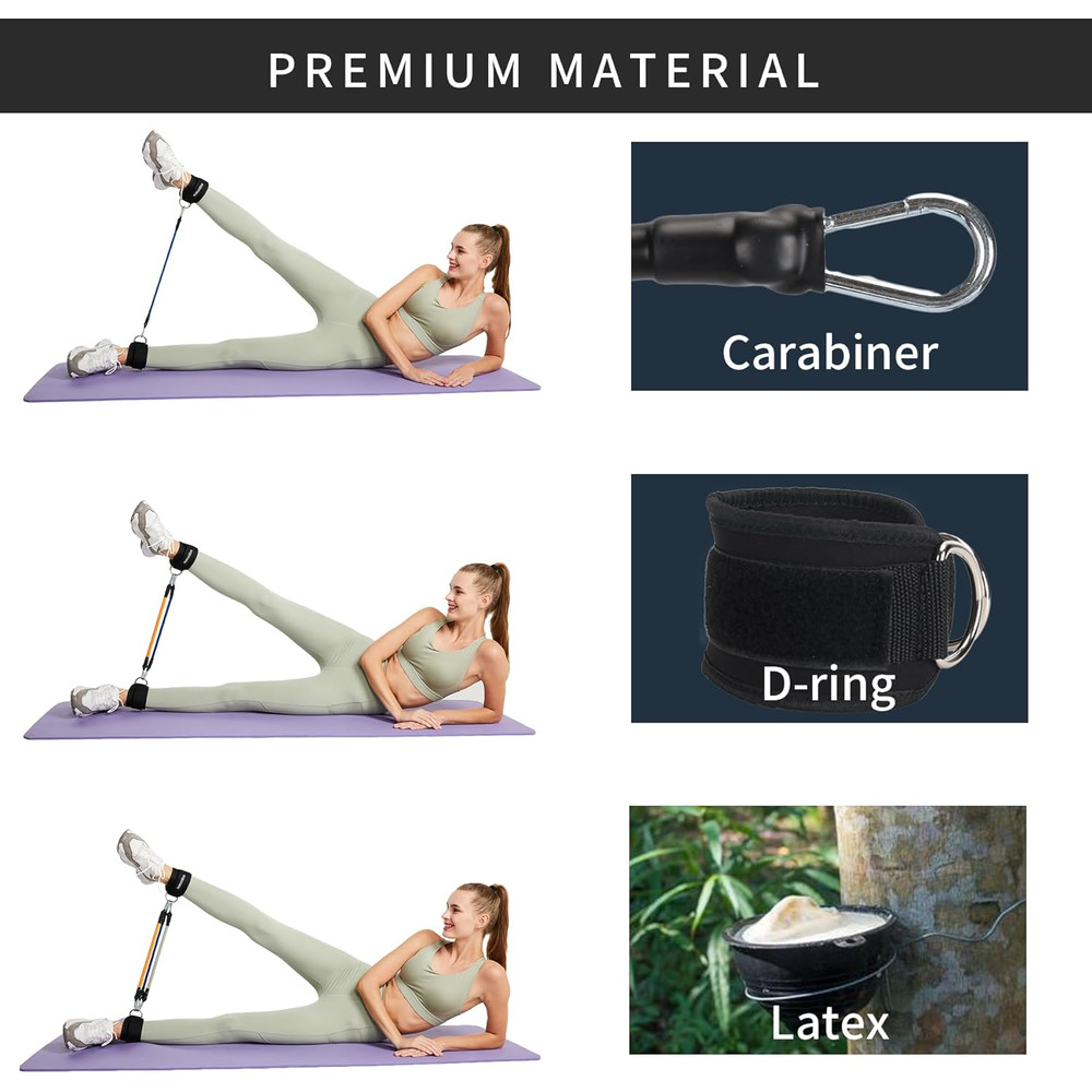 Fitness Ankle Buckle Training Device Adjustable Leg Hip Trainer With Secure Binding Strap For Resi 4