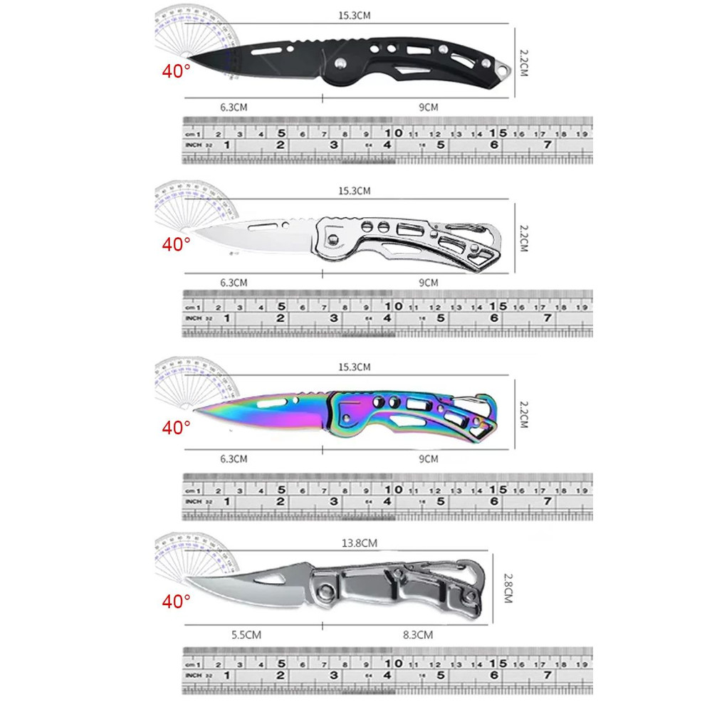 Premium Stainless Steel Fruit Peeling Knife NonSlip Handle Utility Knife For Kitchen Accessories 11