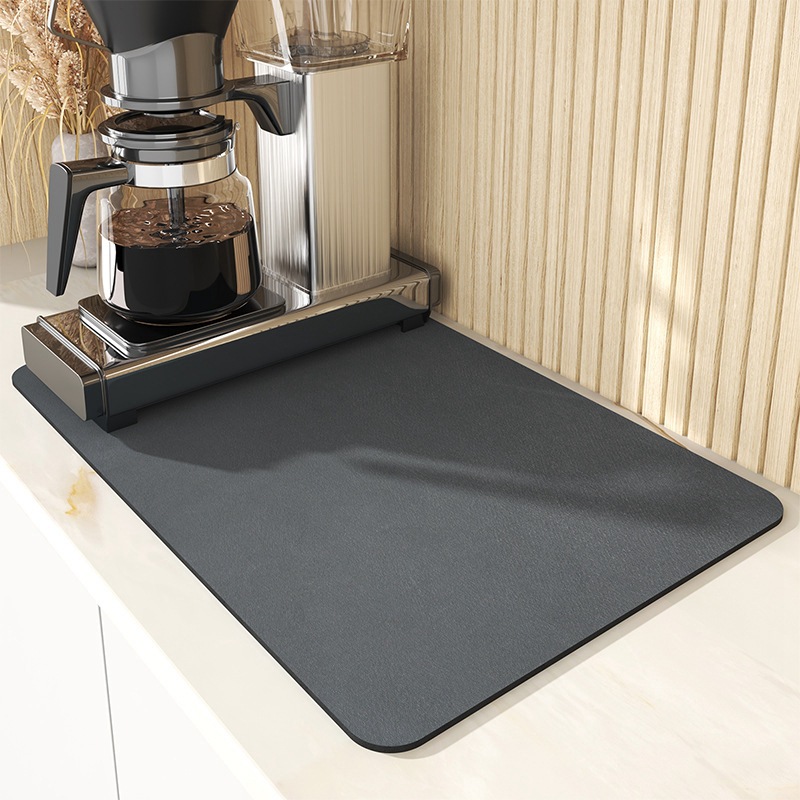 Super Absorbent Large Kitchen Absorbent Mat Antiskid Draining Coffee Dish Drying Mat Quick Dry Bath 0