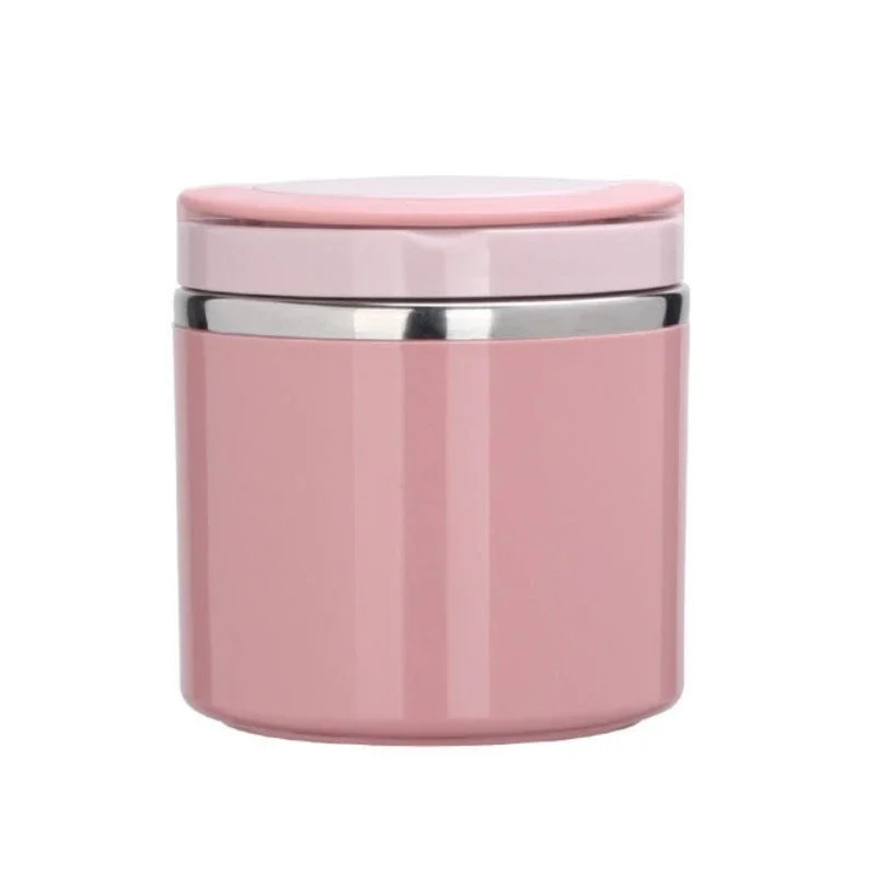 Insulated Food Thermal Jar Stainless Steel Lunch Box Thermos Keeps Meals Hot for School & Work
