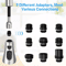 Universal Pull Down Spray Head Kitchen Faucet Part Compatible With Moen Delta Kohler Chrome Replace 2