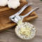 Stainless Steel Garlic Press Manual Smasher  Squeezer For Easy Peeling  Grinding Kitchen Gadget 0