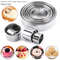 Stainless Steel Round Cookie Biscuit Cutters Set DIY Pastry Baking Circle Ring Molds For Cake Pizza 1