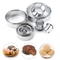 Stainless Steel Round Cookie Biscuit Cutters Set DIY Pastry Baking Circle Ring Molds For Cake Pizza 2