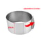 Premium Stainless Steel Telescopic Mousse Ring Mold Adjustable Cake Ring 1630cm With Rustproof Desi 7