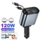 Ultimate 120W Fast Charge Car Charger Retractable Cable For IPhone Samsung Type C PD Adapter 7