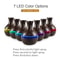 7-Color Mood LED Cool Mist Maker, 300ml USB Aromatherapy Humidifier Diffuser for Dry Air Relief in Bedroom & Home