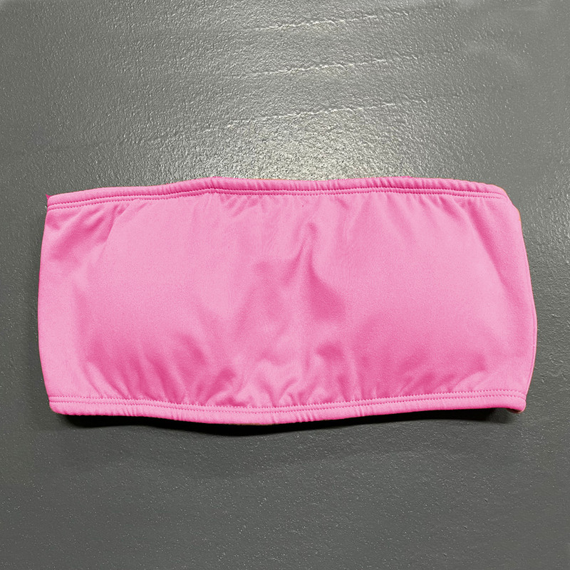 Seamless Support Bra Versatile Strapless Bandeau Wrap Chest Yoga Bra With Removable Pads For Women 4