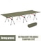 Portable Folding Bed Ultralight Aluminum Alloy Camping Cot With Leg Extenders For Outdoor Travel 6