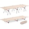 Portable Folding Bed Ultralight Aluminum Alloy Camping Cot With Leg Extenders For Outdoor Travel 0