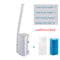 Hygienic Disposable Toilet Brush System WallMounted WC Accessory With Cleaning Liquid Replaceable 6