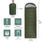 Ultralight Camping Sleeping Bag Waterproof 4 Season, Warm Envelope Backpacking Sleeping Bags for Hiking and Traveling