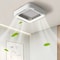 EcoFriendly Invisible Bladeless Ceiling Fan Lamp With LED Light EyeProtecting Circulator For Bedroo 0