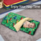 Extra Large Toddler Nap Mat Thickened Sleeping Bag, Soft Portable Mat with Minky Blanket, Pillow for Kids Daycare