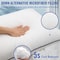Luxury Cooling Bed Pillow for Neck Pain, 3D Microfiber Breathable Cover for Side, Back & Stomach Sleepers