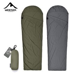 ultralight mummy sleeping bag liner for outdoor camping, backpack liner single person travel sleeping bag lightweight