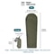 Ultralight Mummy Sleeping Bag Liner for Outdoor Camping, Backpack Liner Single Person Travel Sleeping Bag Lightweight