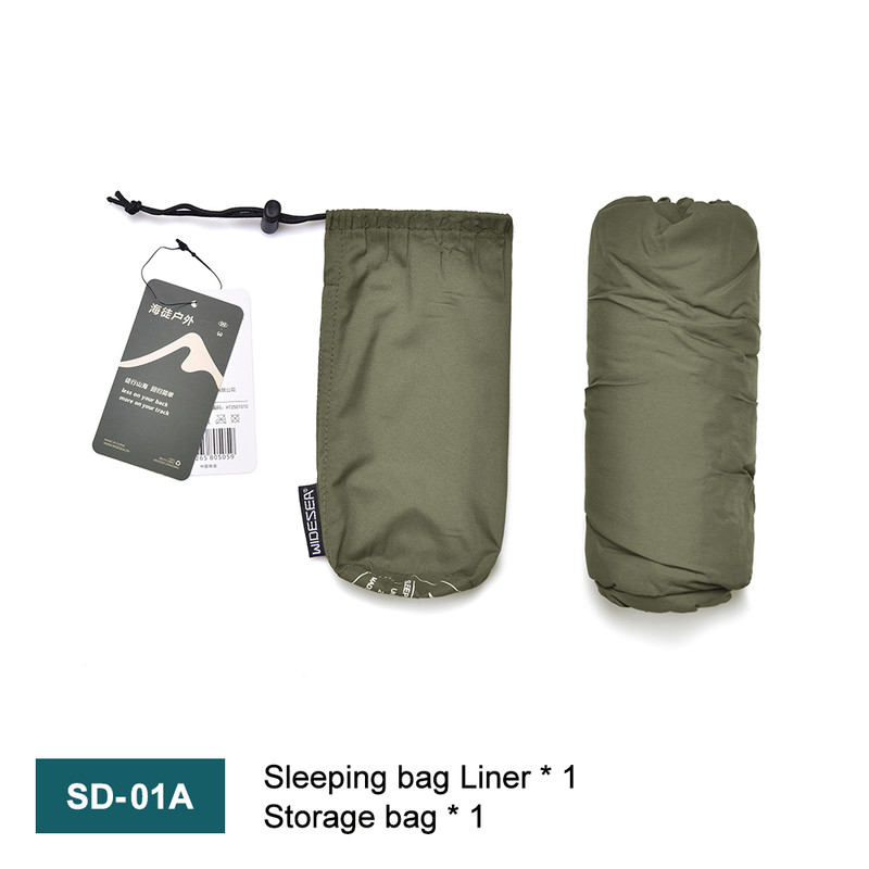 Ultralight Mummy Sleeping Bag Liner for Outdoor Camping, Backpack Liner Single Person Travel Sleeping Bag Lightweight