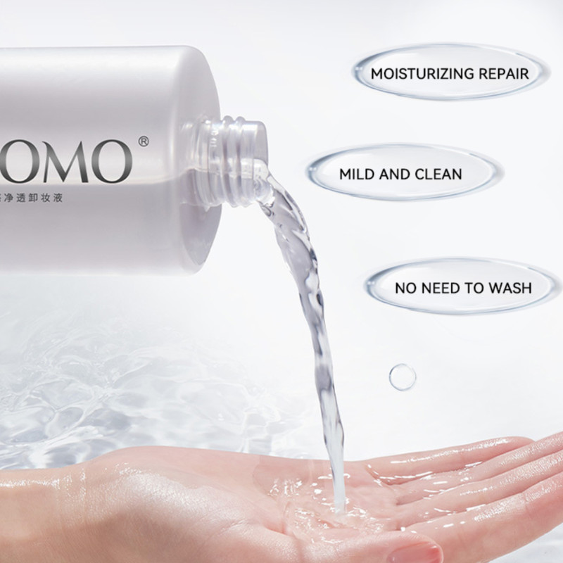 3 in 1 Hyaluronic Acid Makeup Remover Eye Lip Face Cleanser, Gentle Pump Bottle, Hydrating Skincare for Sensitive Skin