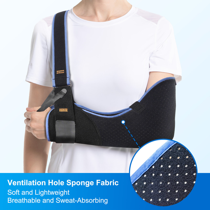 Medical Shoulder Immobilizer Elbow Sling For Injuries Comfortable Fracture Dislocation Support Fo